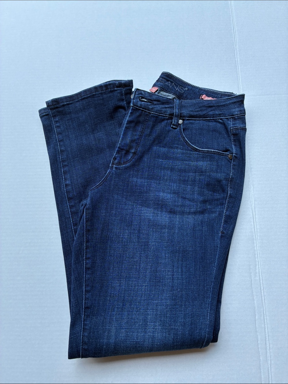 Jag Jeans Women's Skinny Ankle Dark Blue Stretch Denim
